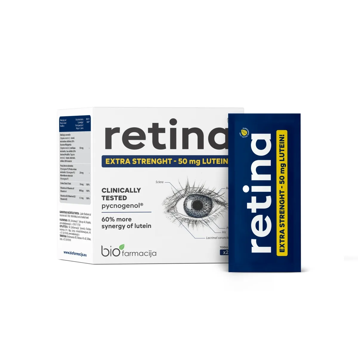 RETINA, milteliai, N28 - 