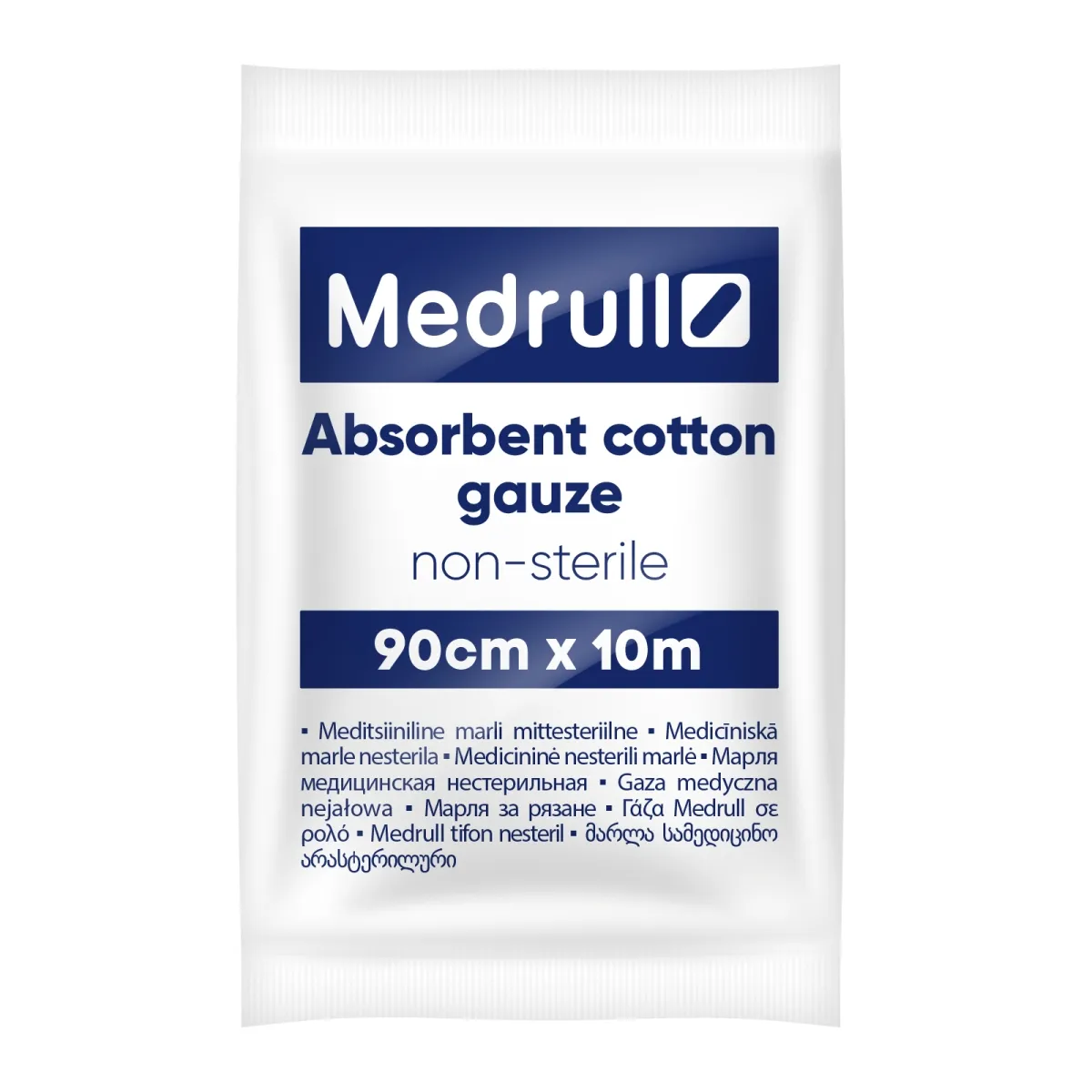 MEDRULL medicininė marlė,10 m x 90 cm - 