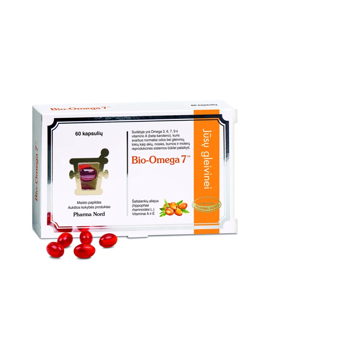 Bio-Omega 7 kapsulės N60 - 