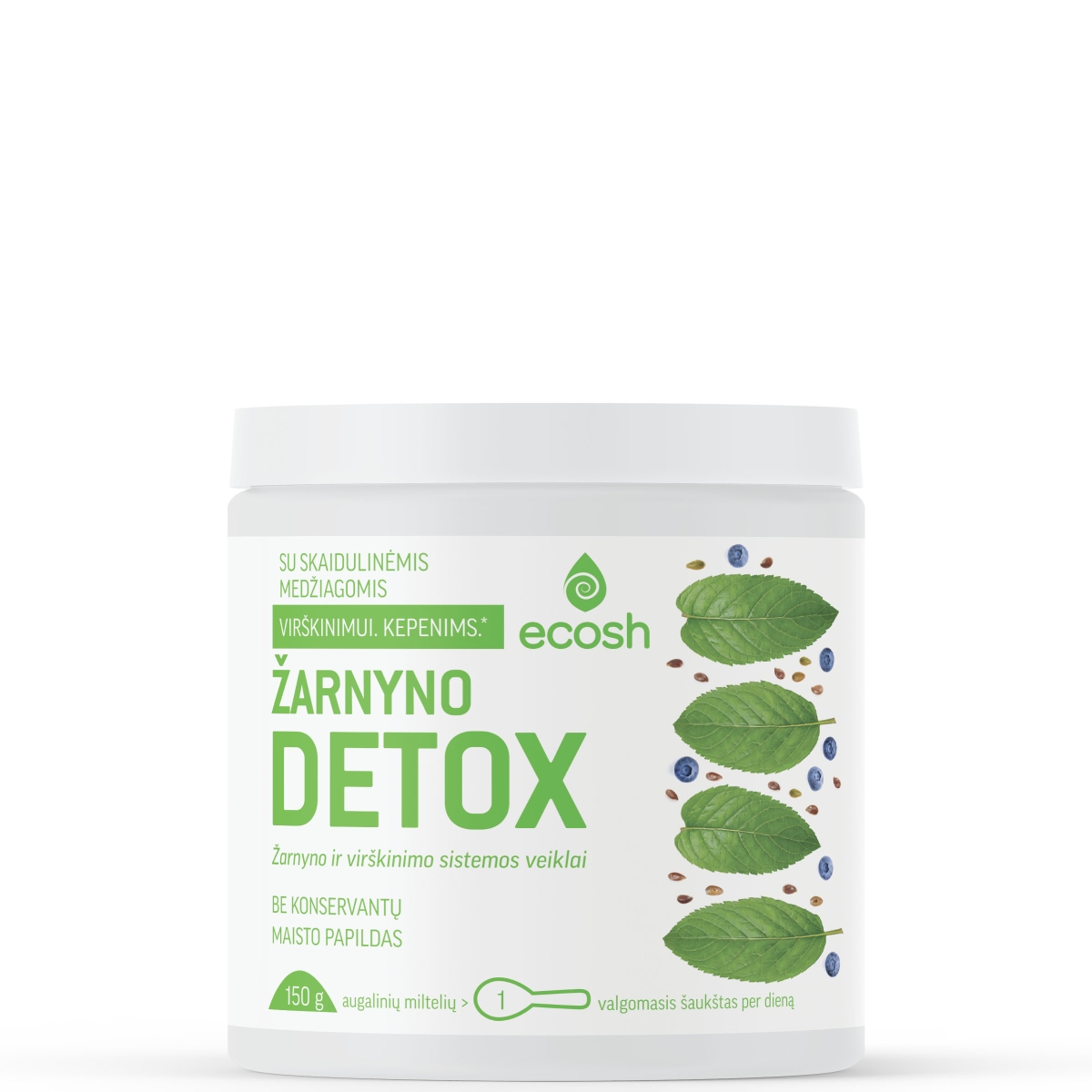 ECOSH Žarnyno DETOX, milteliai, 150 g - 