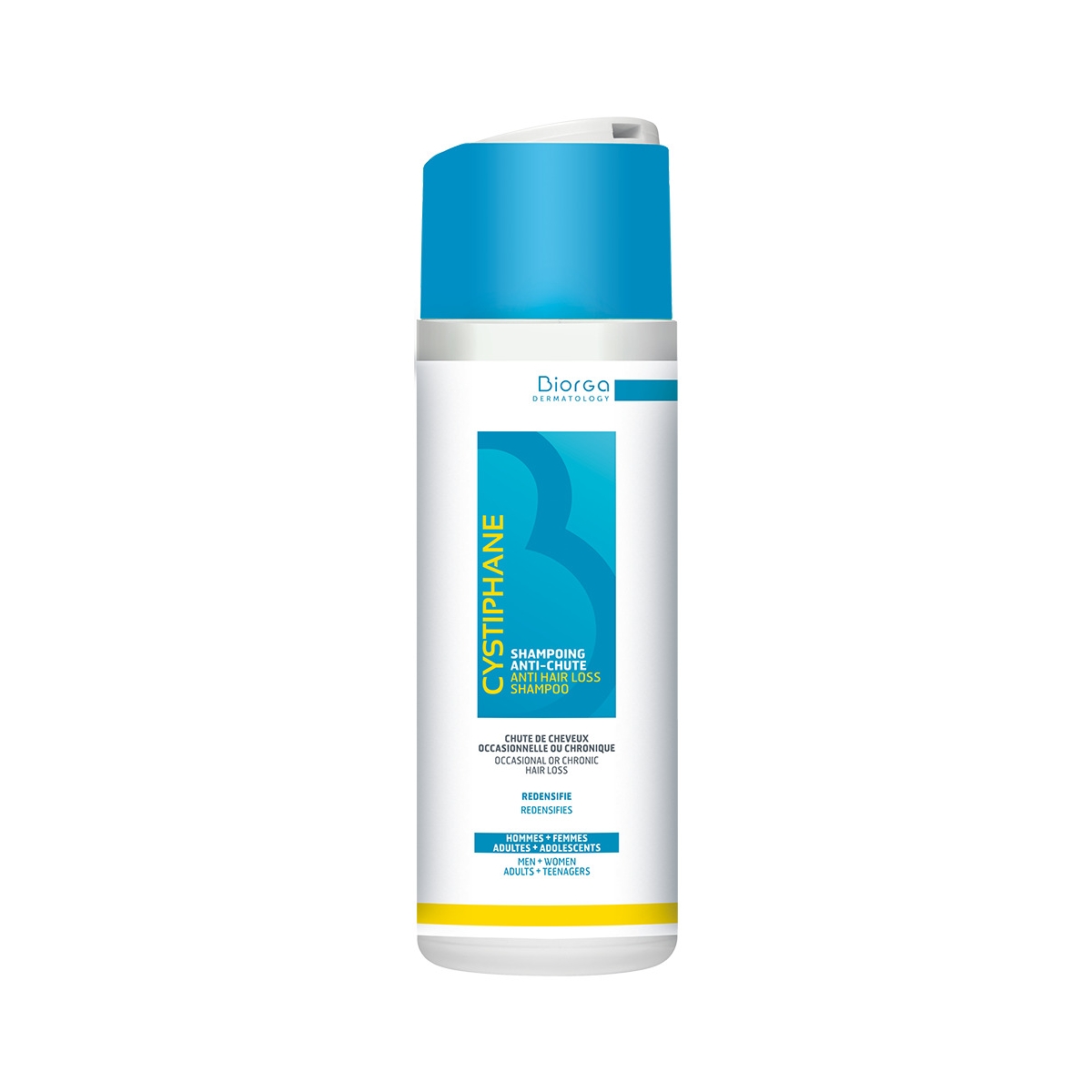 BIORGA šampūnas nuo plaukų slinkimo CYSTIPHANE B6, 200ml - 