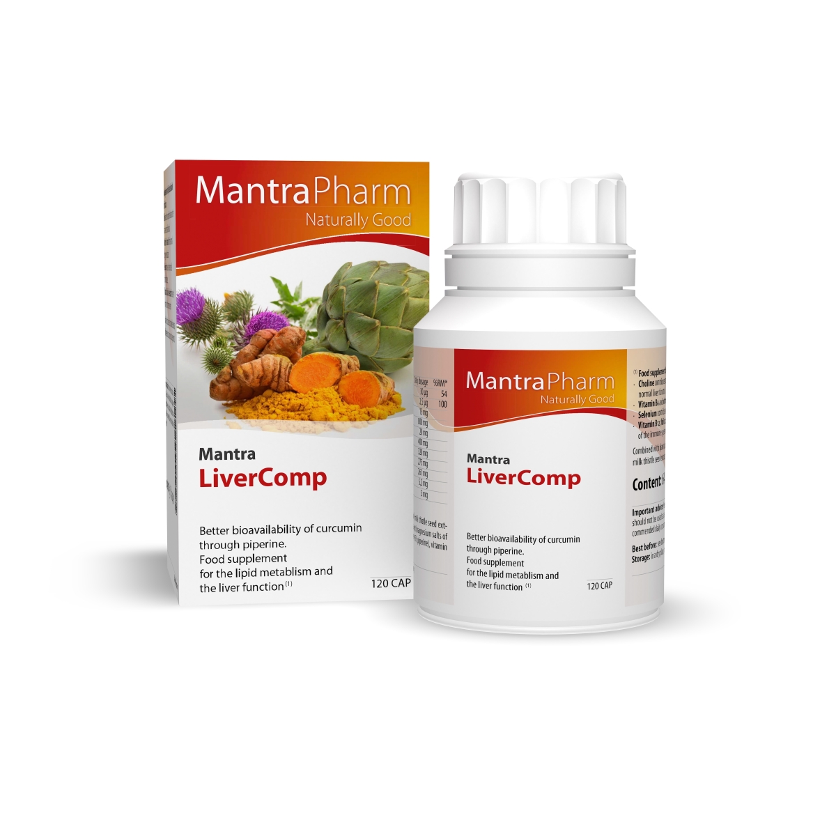 MANTRA LIVER COMP, 120 kapsulių - 