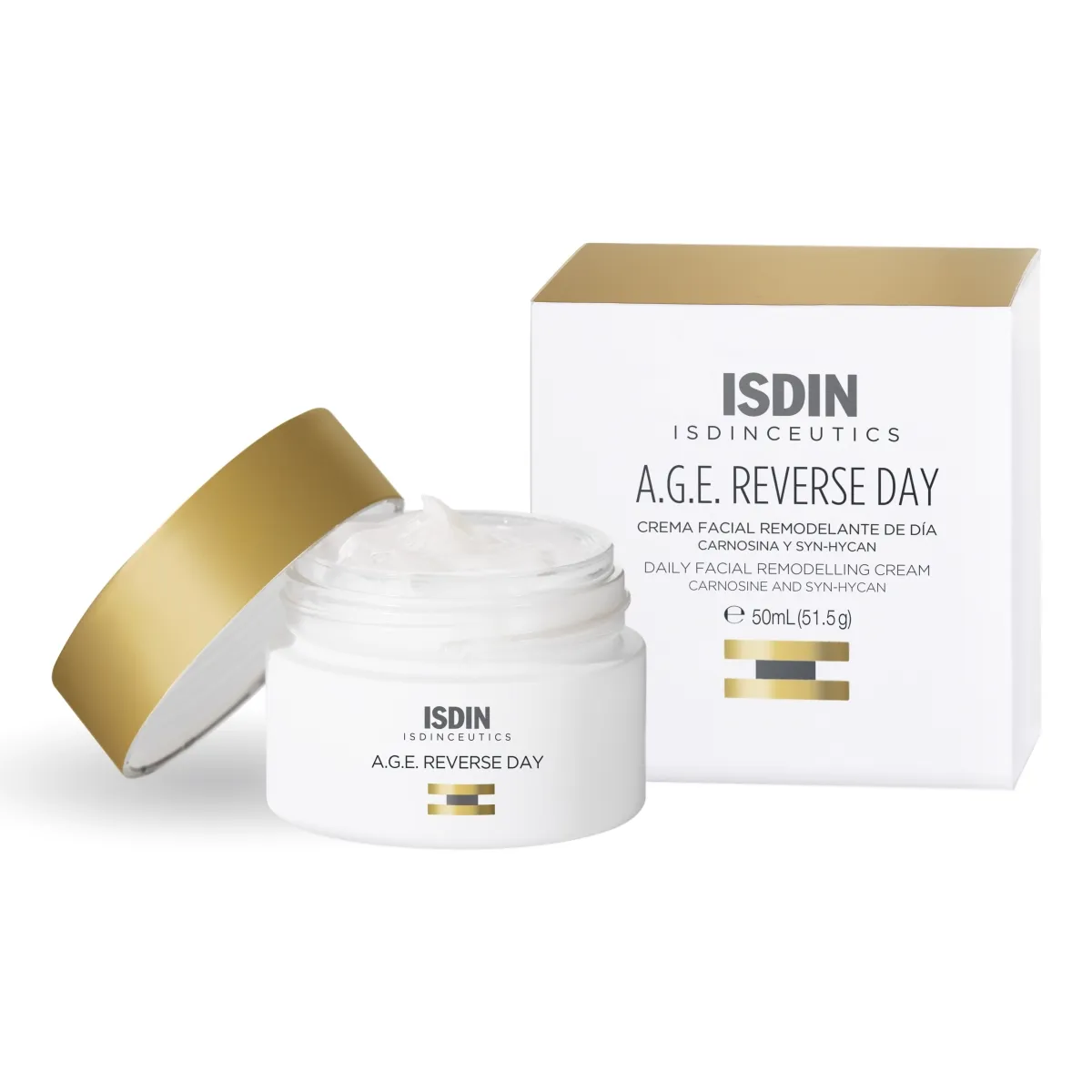 ISDIN kontūrus koreguojantis dieninis kremas A.G.E. REVERSE DAY, 50 ml - 
