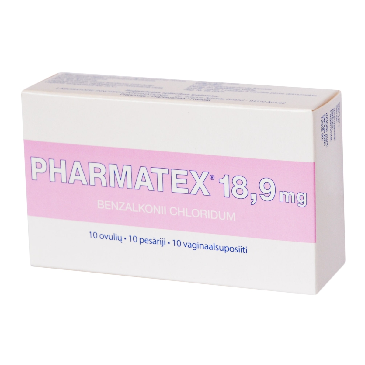 Pharmatex 18.9mg ovulės N10 - 