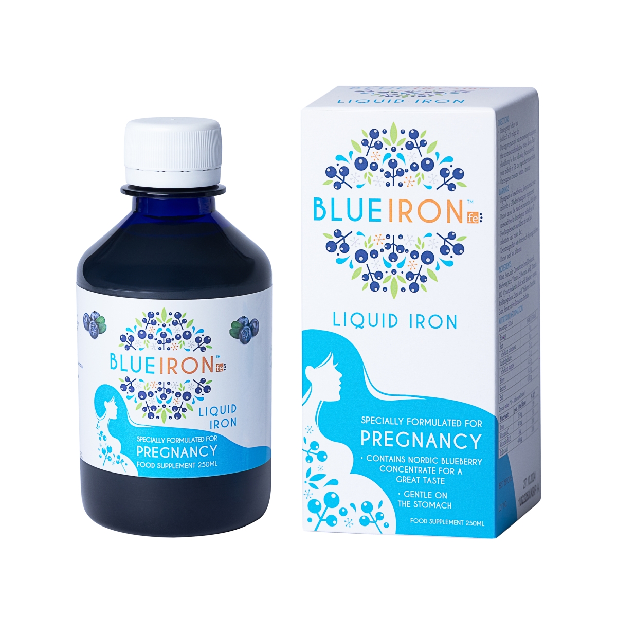 BLUEIRON Pregnancy skystoji geležis 25 mg, 250 ml - 