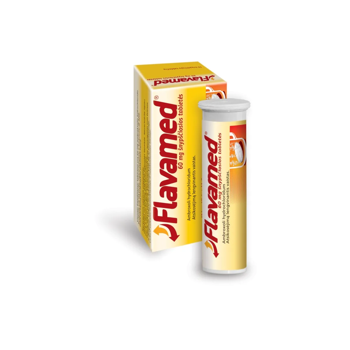 Flavamed 60mg šnypš.tab. N10 - 