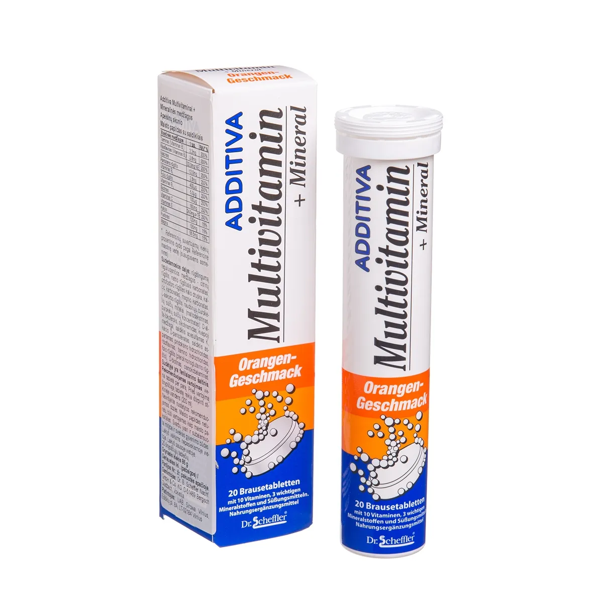 Additiva M+M Orange šnypščiosios tabletės N20 - 