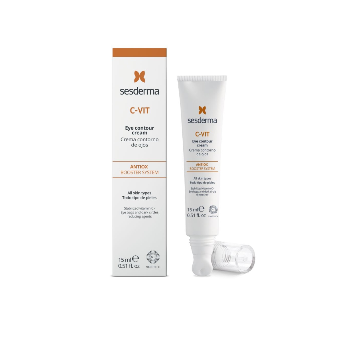 SESDERMA paakių kontūro kremas C-VIT, 15ml - 