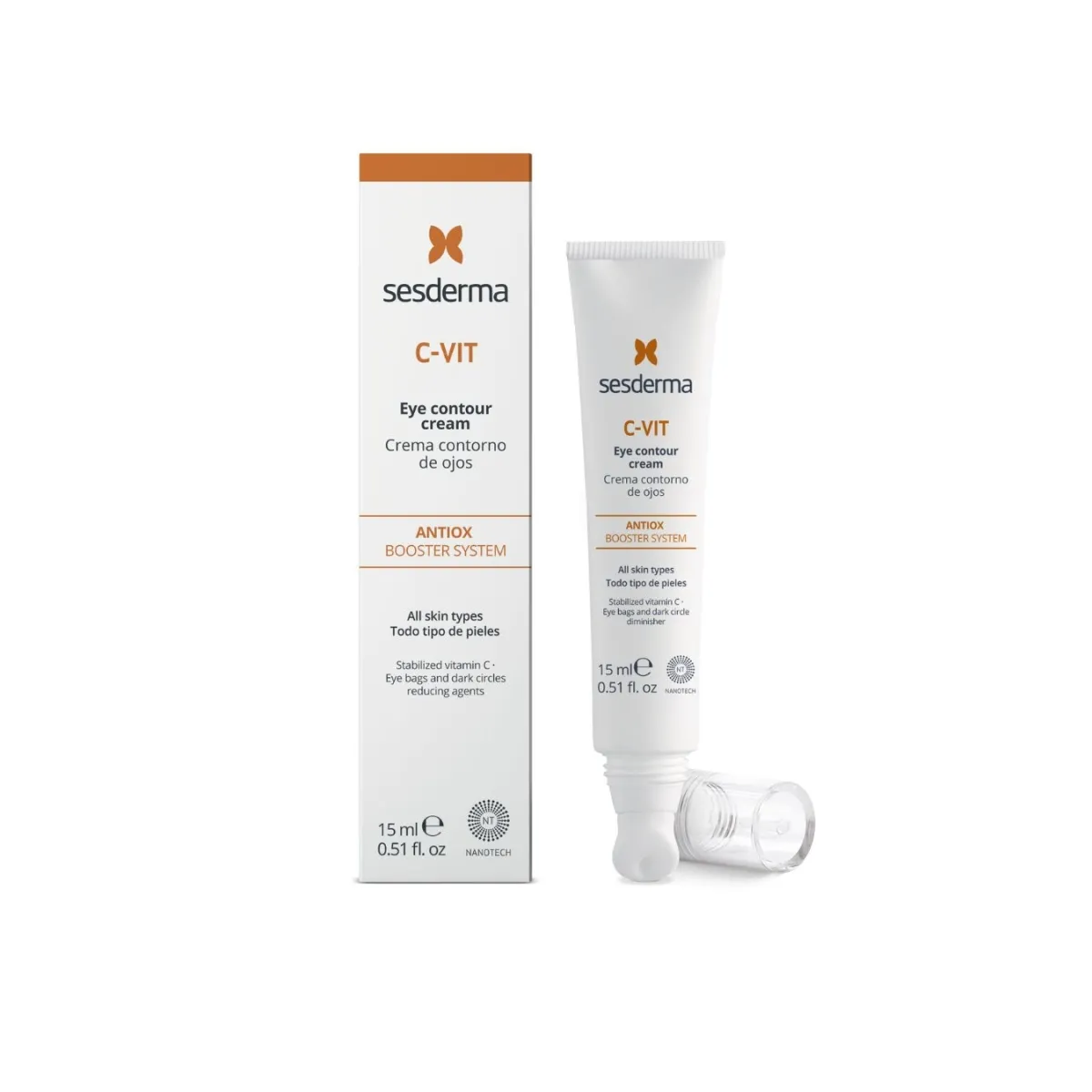 SESDERMA paakių kontūro kremas C-VIT, 15ml - 