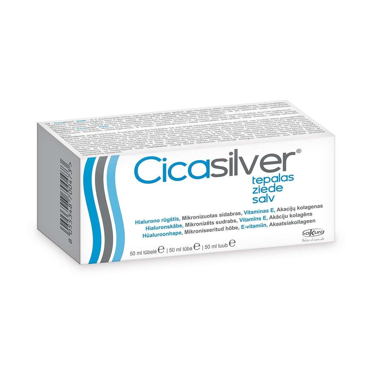 CICASILVER, mikronizuoto sidabro tepalas žaizdoms, 50 ml - 