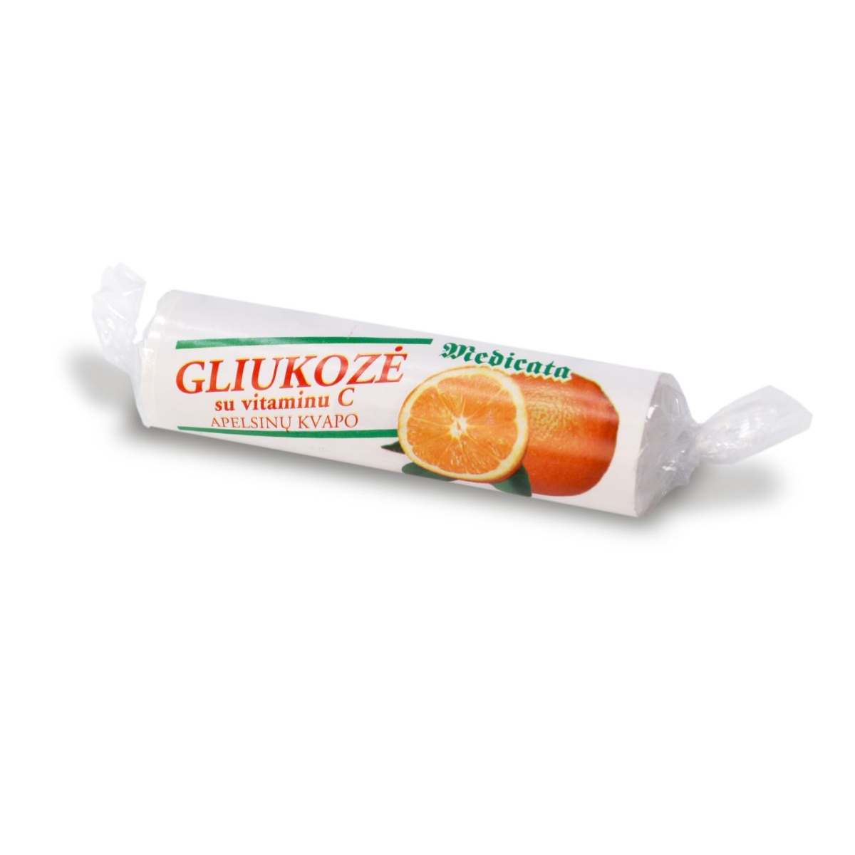 Gliukozė su vitaminu C, apelsinų kvapo, N10 - 