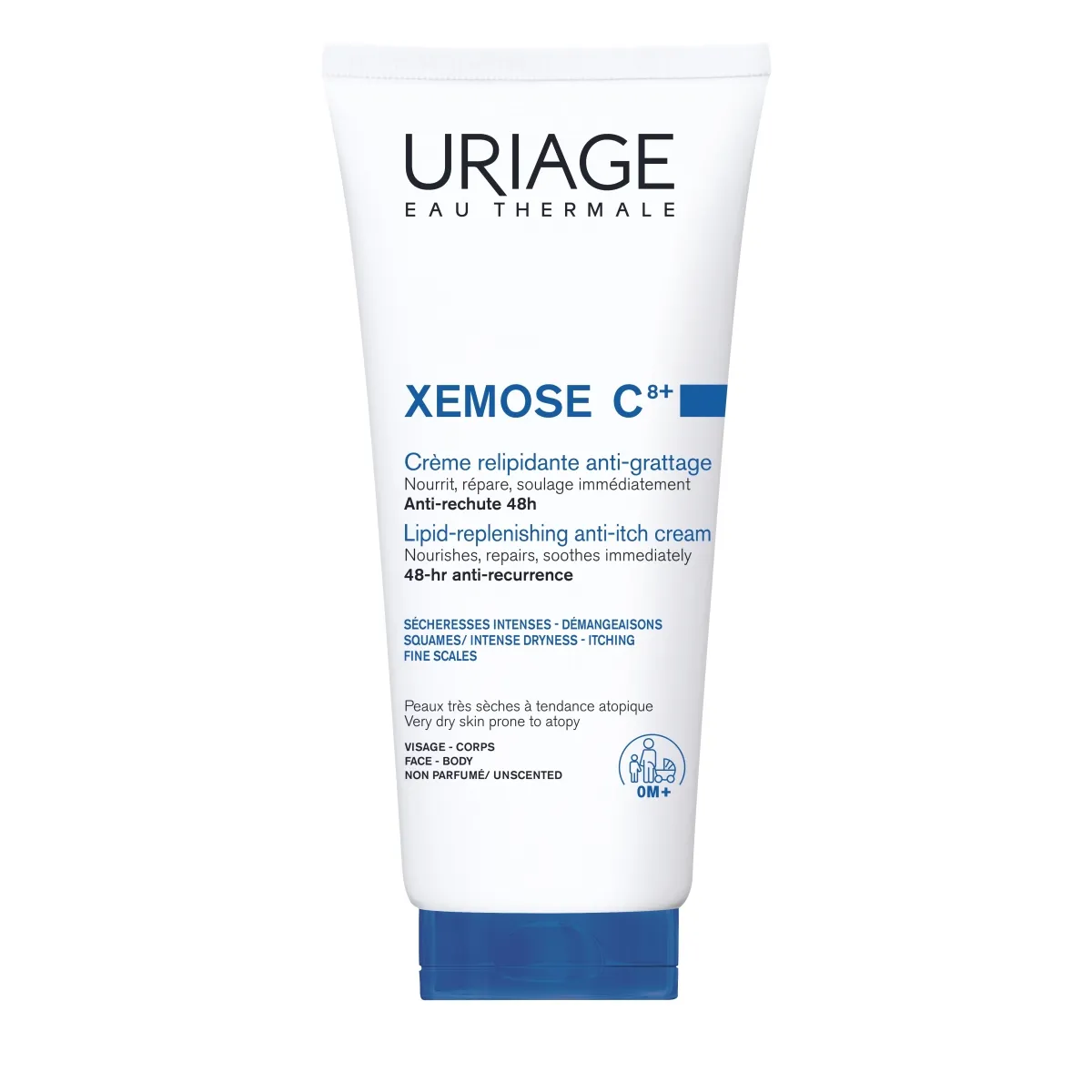 URIAGE universalus minkštinamasis kremas XEMOSE C8+, 200ml - 