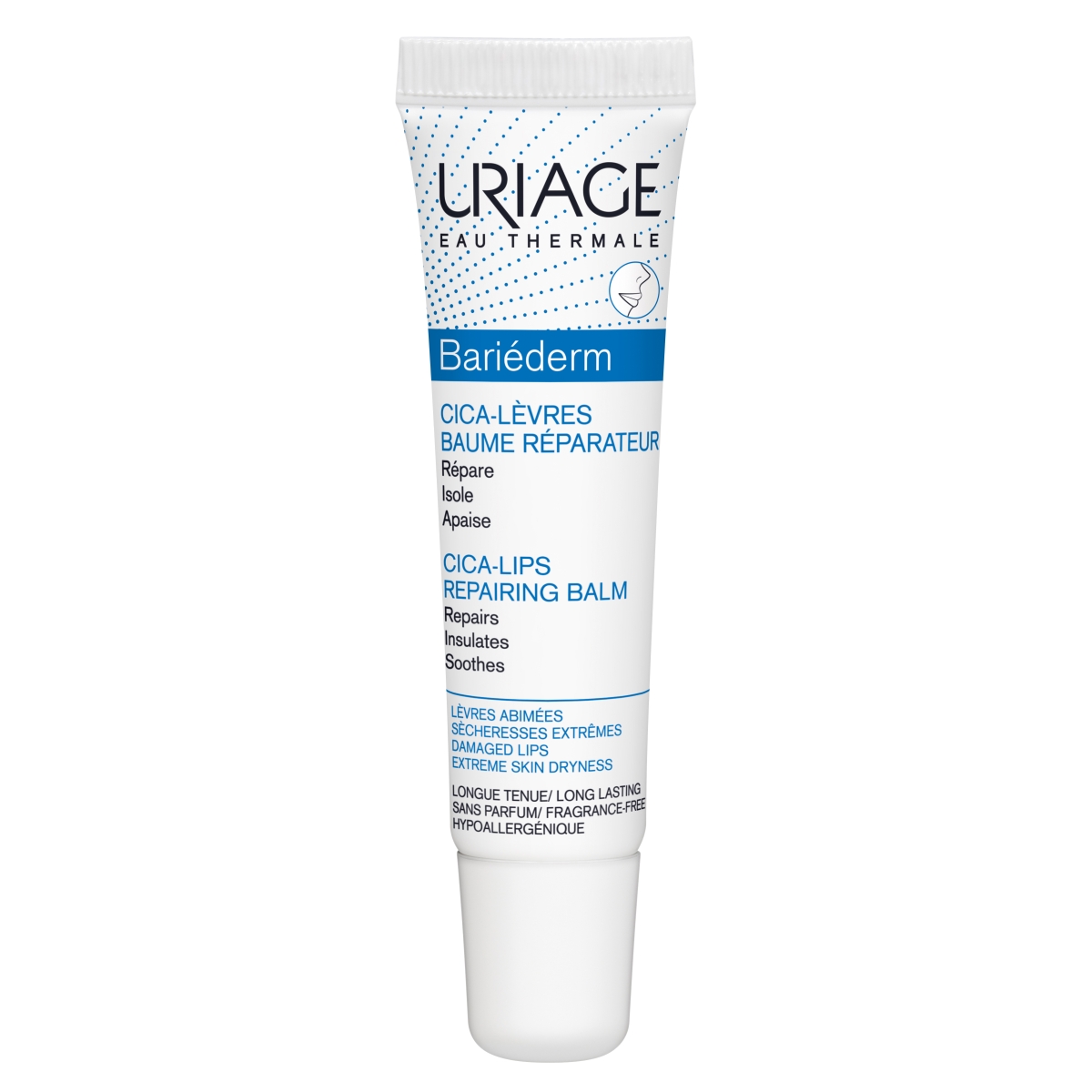 URIAGE lūpų balzamas BARIEDERM CICA,15ml - 