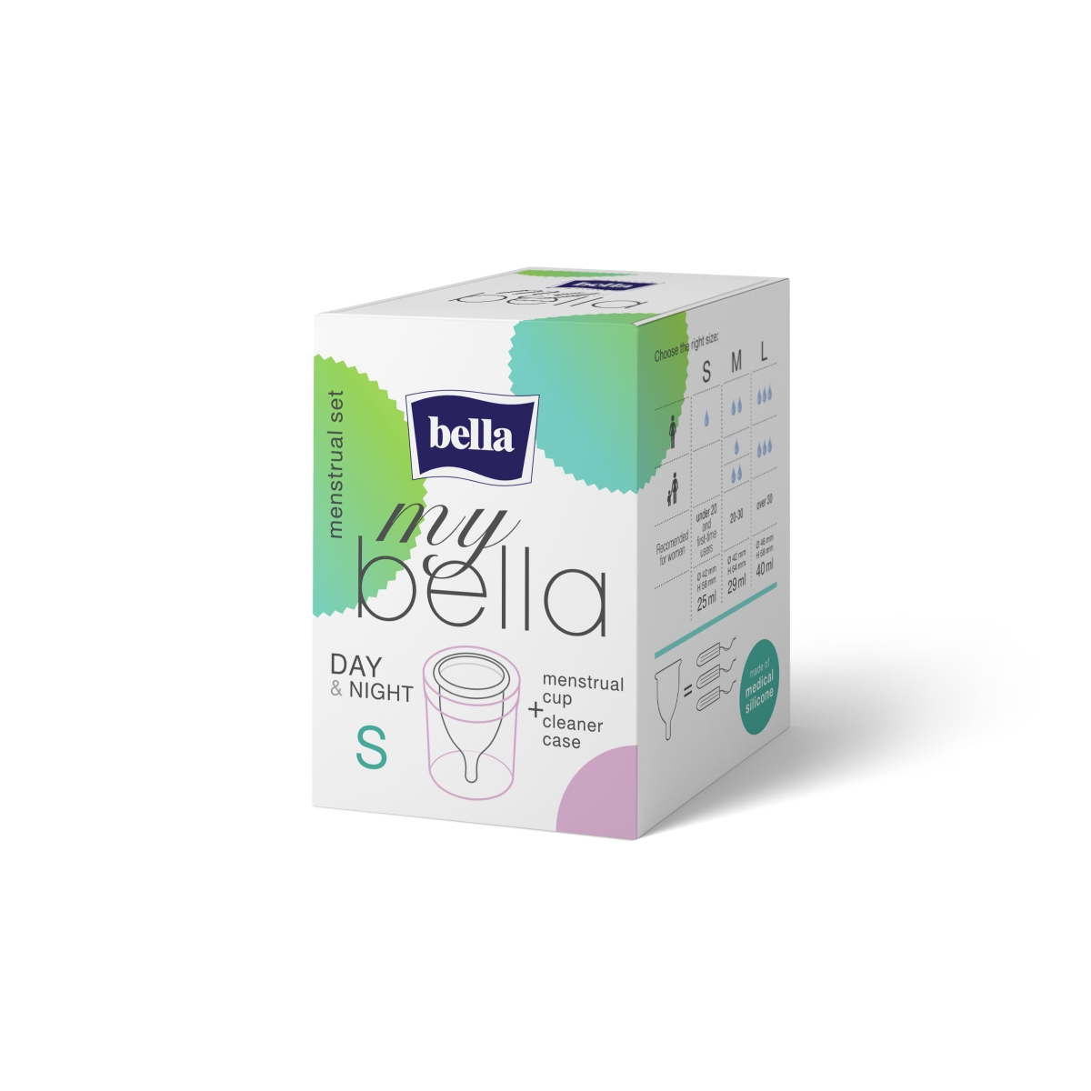 My BELLA menstruacinės taurelės rinkinys S N1 - 