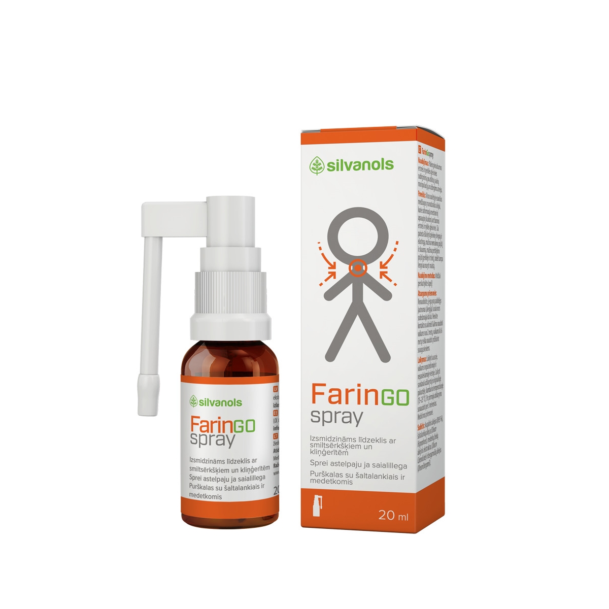 FARINGOSPRAY purškalas, 20ml - 