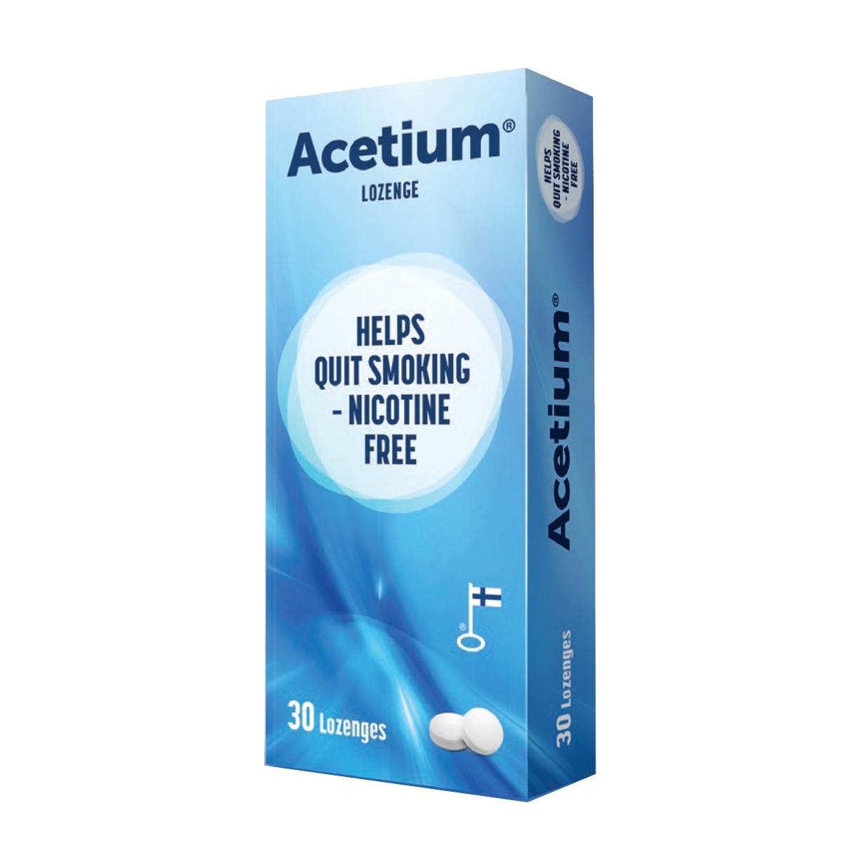 LOZENGE® pastilės nuo rūkymo ACETIUM, 30 pastilių - 