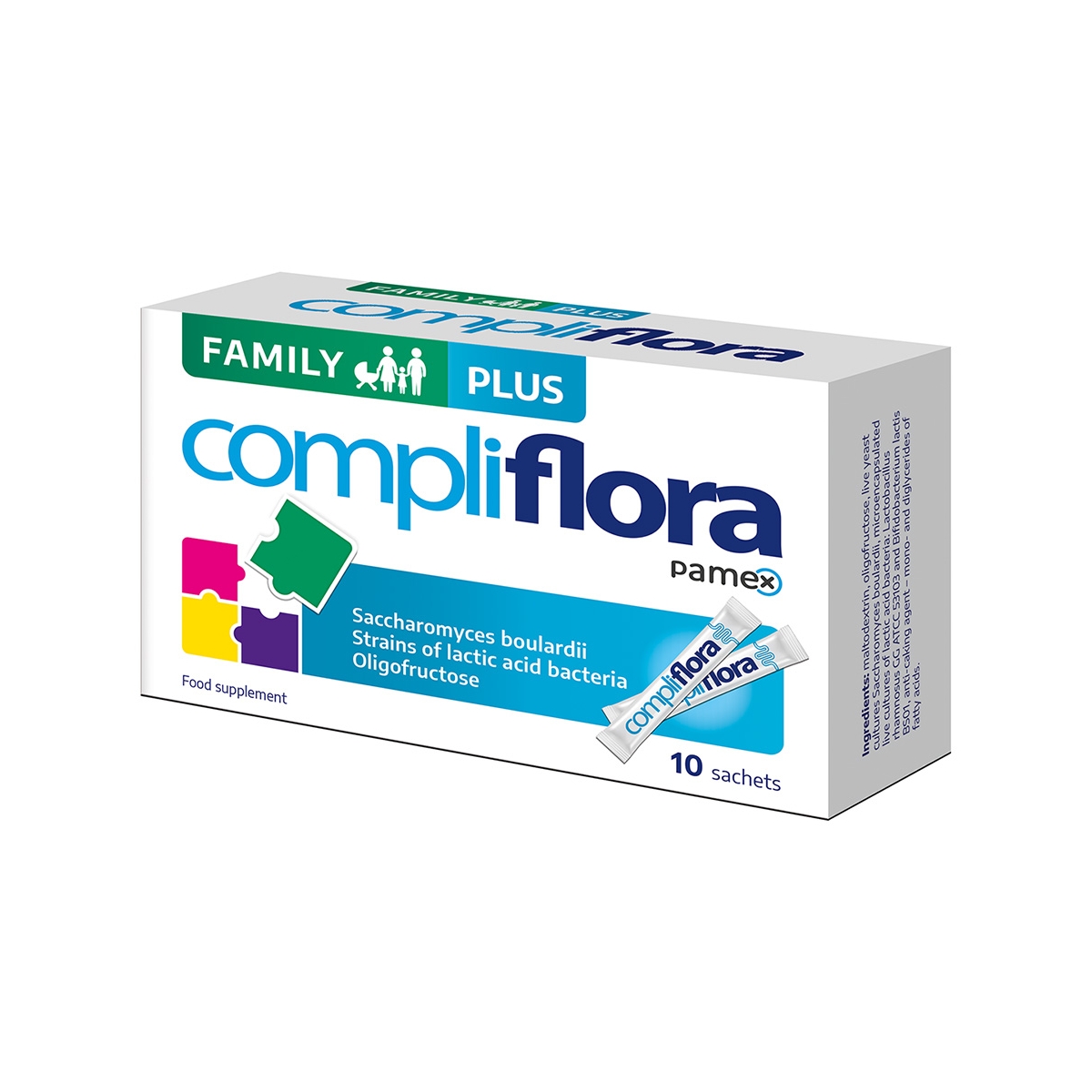 COMPLIFLORA FAMILY+, 10 paketėlių - 