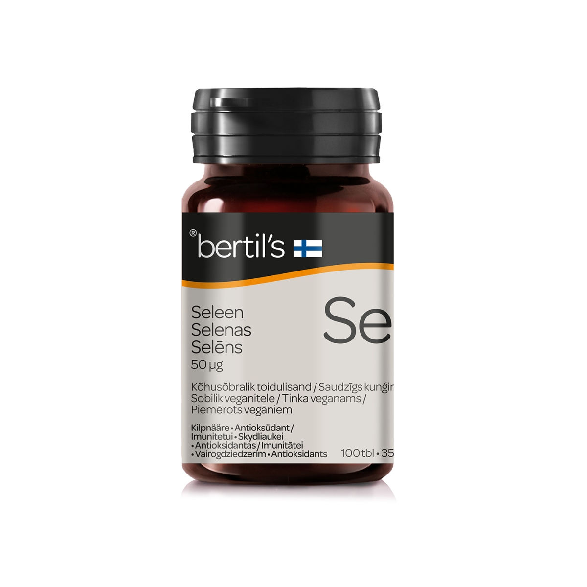 BERTIL'S Selenas 50μg SE, 100 tablečių - 
