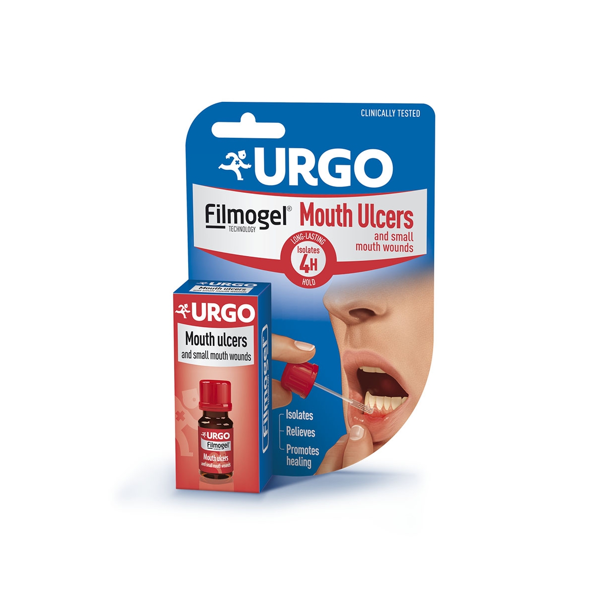 URGO burnos žaizdoms FILMOGEL® MOUTH ULCERS, 6ml - 
