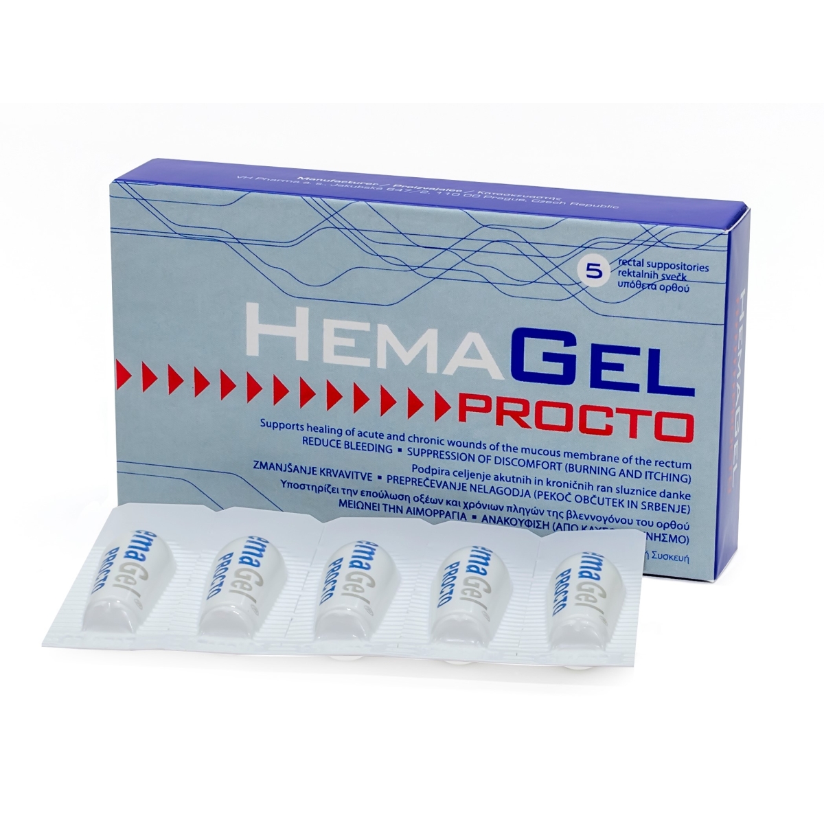 HemaGel Procto žvakutės N5 - 