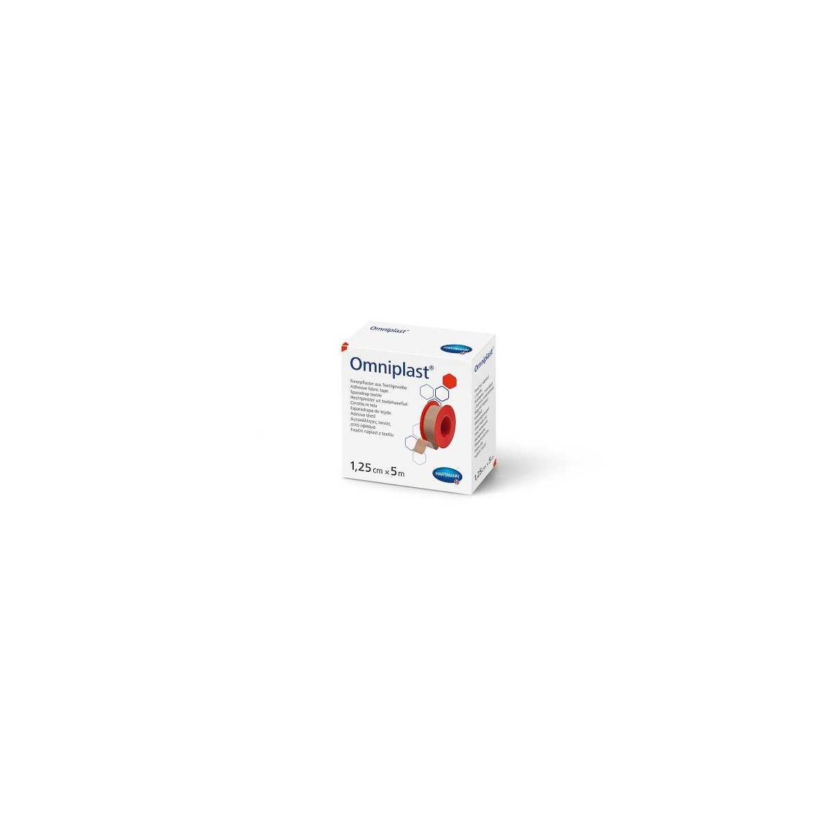 HARTMANN pleistras OMNIPLAST, 1.25cm x 5m, N1 - 