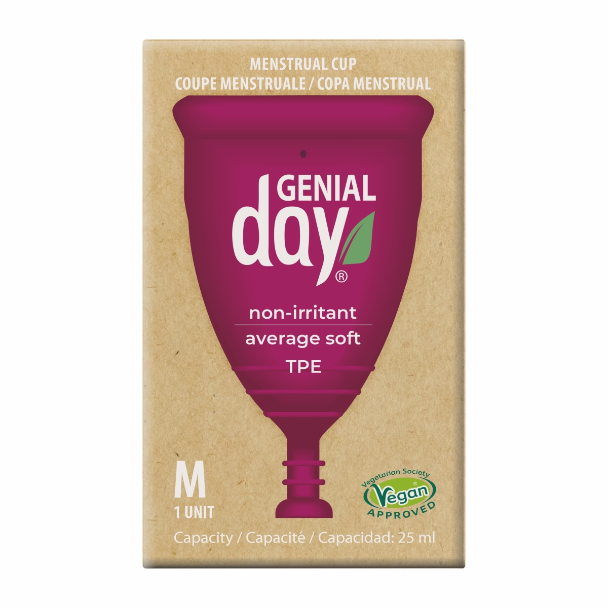 GENIAL DAY menstruacinė taurelė, M dydis, N1 - 