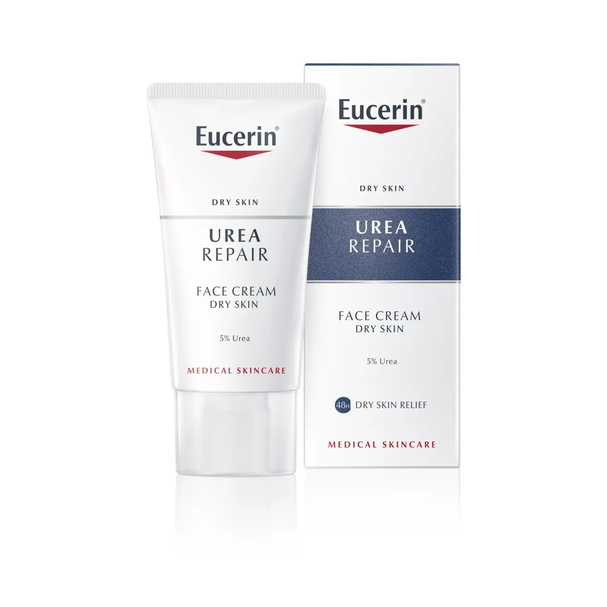EUCERIN dieninis veido kremas su 5% šlapalo UREAREPAIR, 50 ml - 