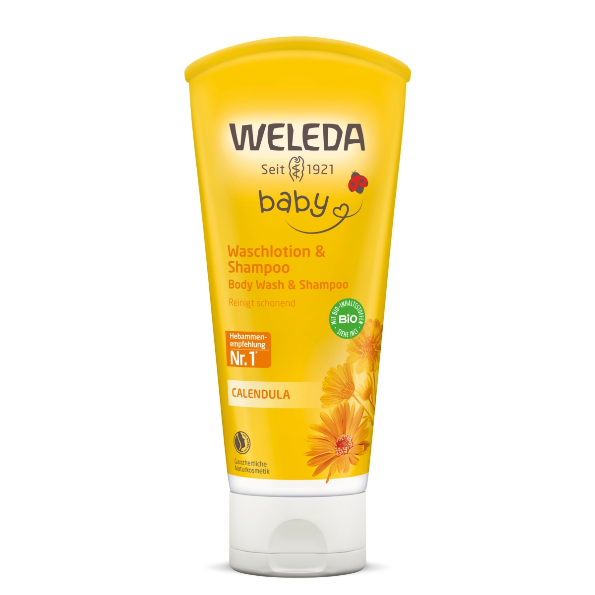 WELEDA CALENDULA vaikiškas šampūnas ir prausiklis 200ml - 
