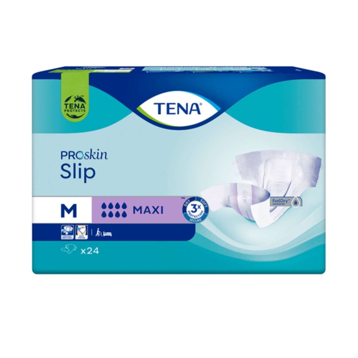 Sauskelnės TENA SLIP MAXI, M dydis, N24 - 