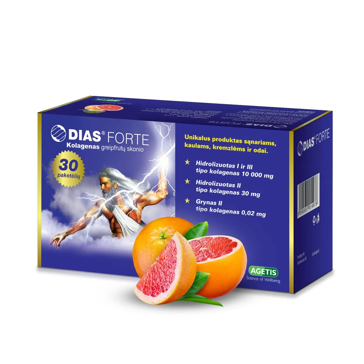 DIAS FORTE (Collagen) greipfrutų sk. N30 - 