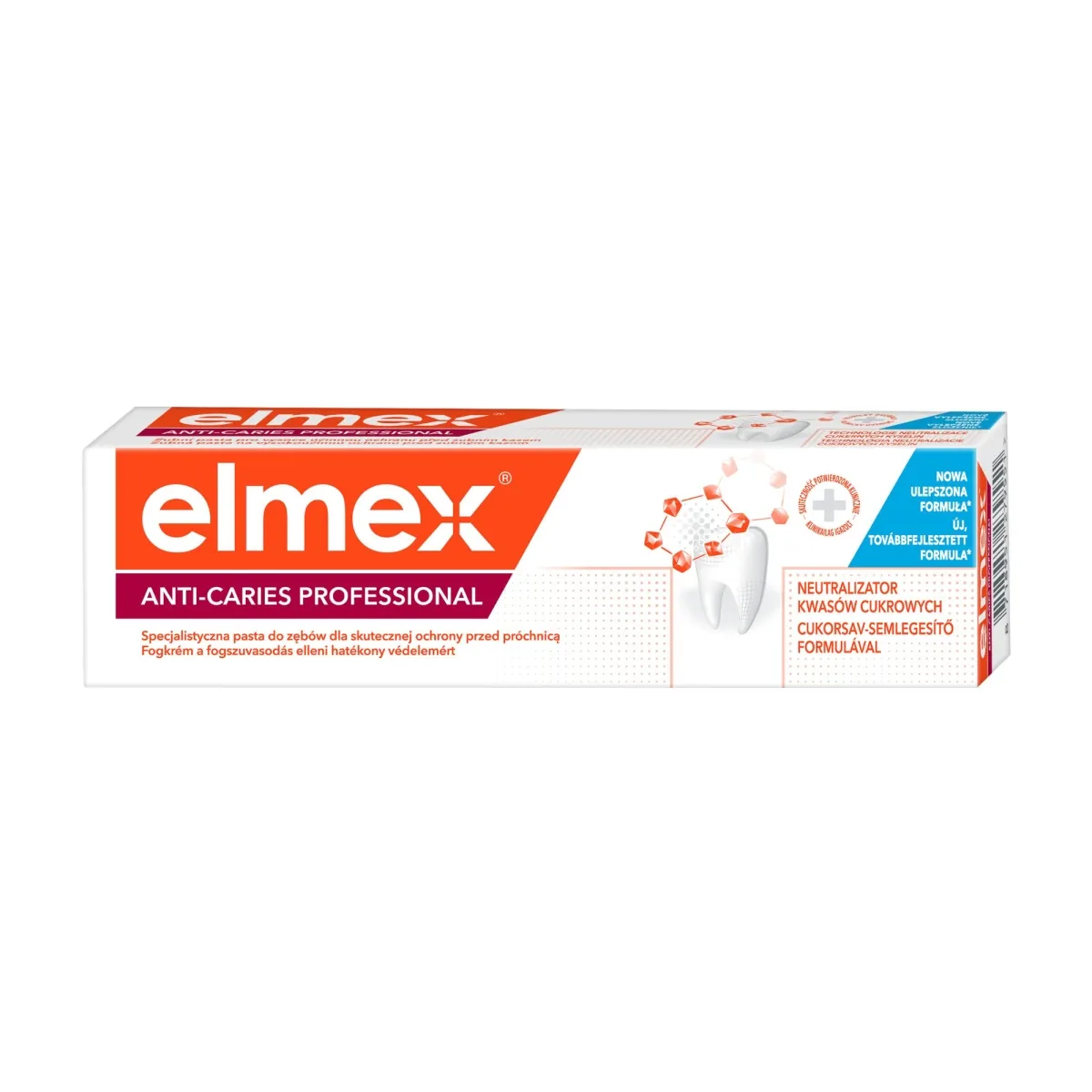 ELMEX dantų pasta ANTI-CARIES PROFESSIONAL, 75ml - 