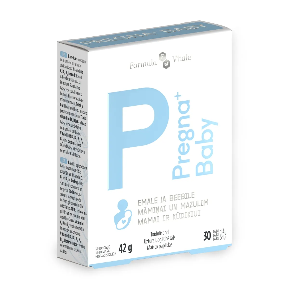 FORMULA VITALE Pregna Baby, tabletės  N30 - 