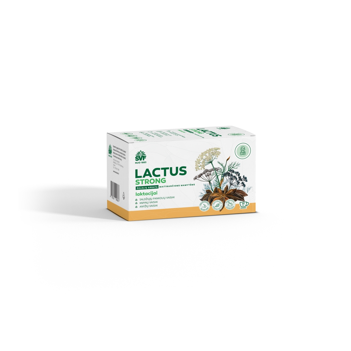 ŠVF žolelių arbata LACTUS STRONG, 1.5g x N20 - 