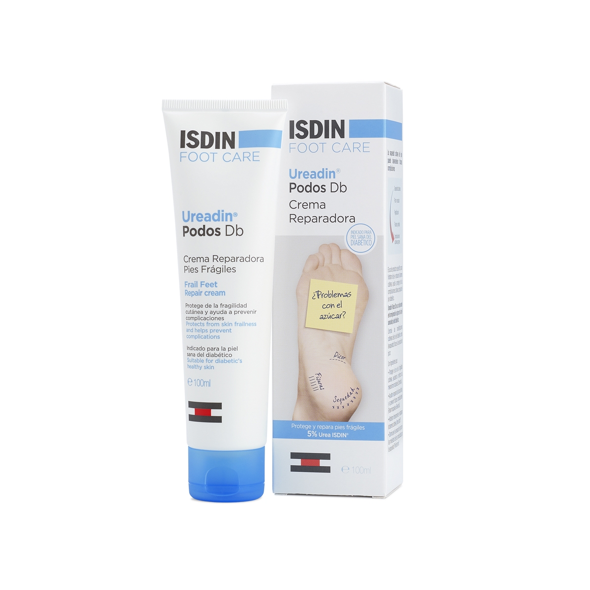 ISDIN atkuriamasis kremas diabetinei pėdai UREADIN Podos Db, 100ml - 