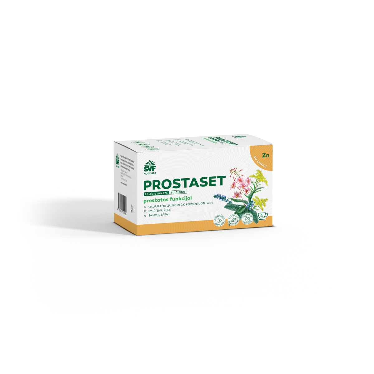 ŠVF žolelių arbata PROSTASET, 1.5g x N20 - 
