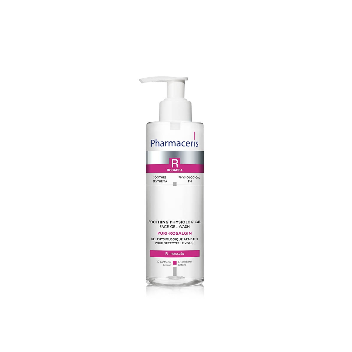 PHARMACERIS R fiziologinis gelis prausimuisi PURI ROSALGIN, 190ml - 