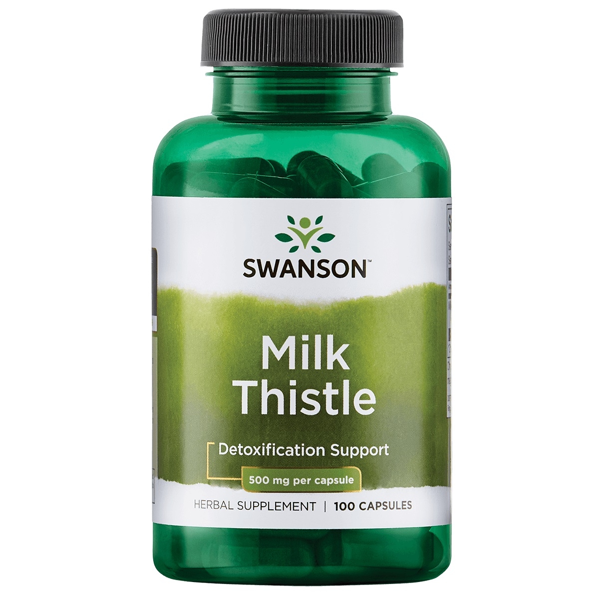 SWANSON Tikrasis margainis (Milk Thistle) 500mg kaps. 100 Kaps. - 
