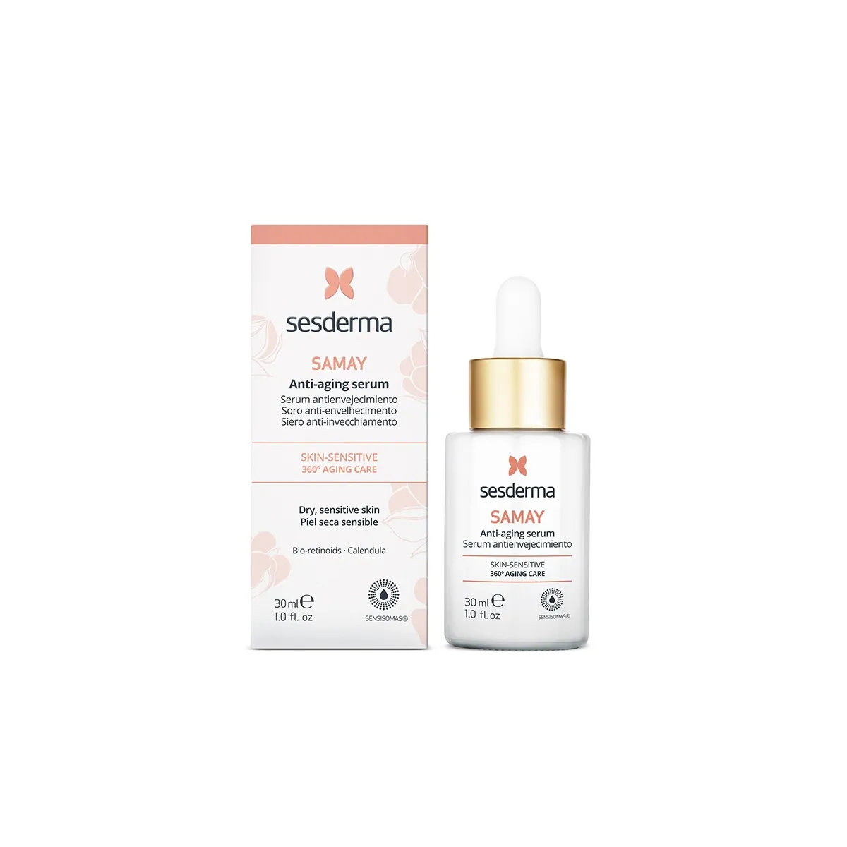 SESDERMA serumas nuo odos senėjimo jautriai odai SAMAY, 30ml - 