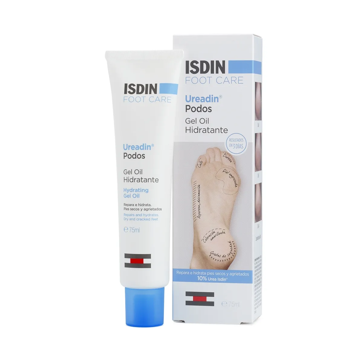 ISDIN aliejinis pėdų gelis UREADIN, 75ml - 
