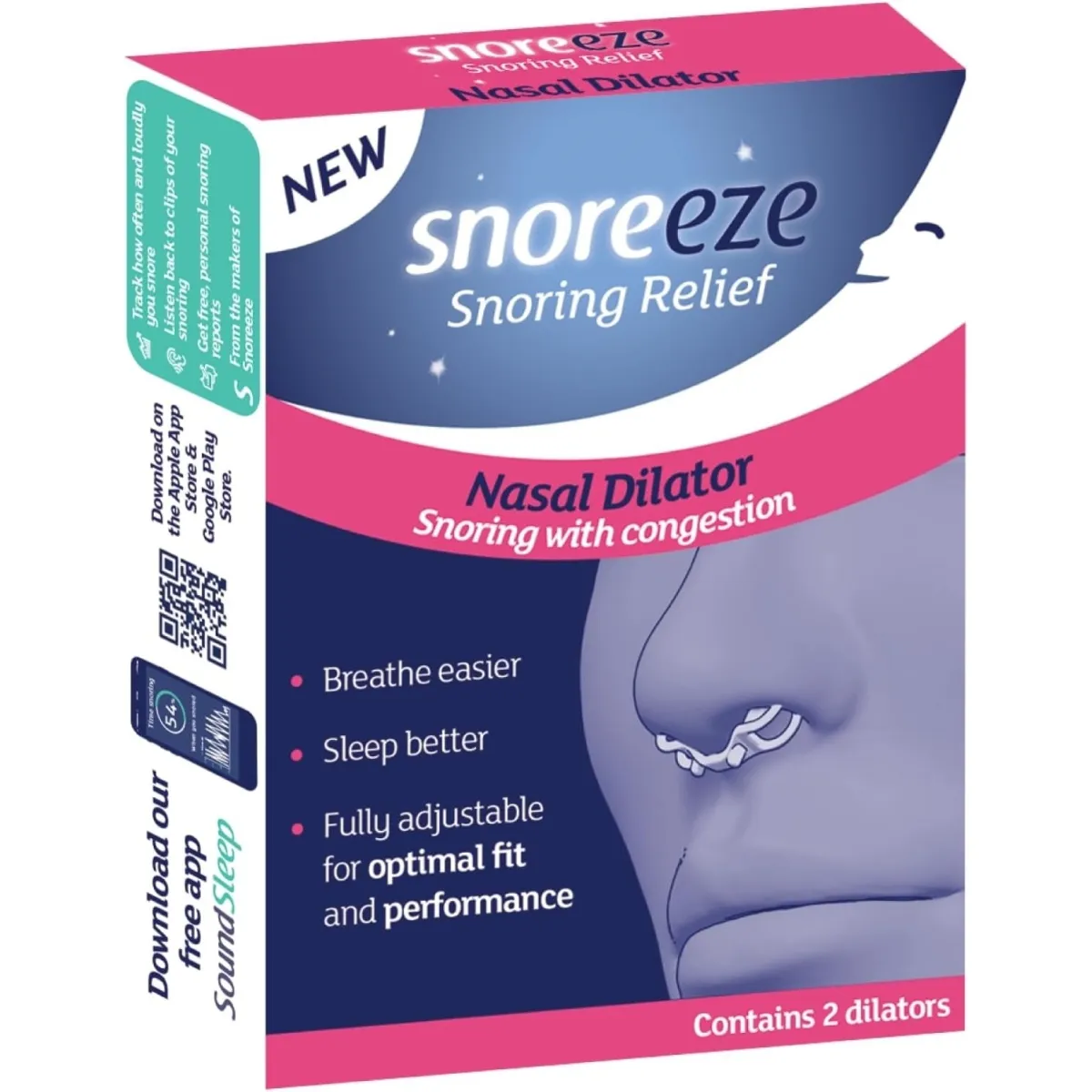 Snoreeze nosies plėtiklis nuo knarkimo N2 - 