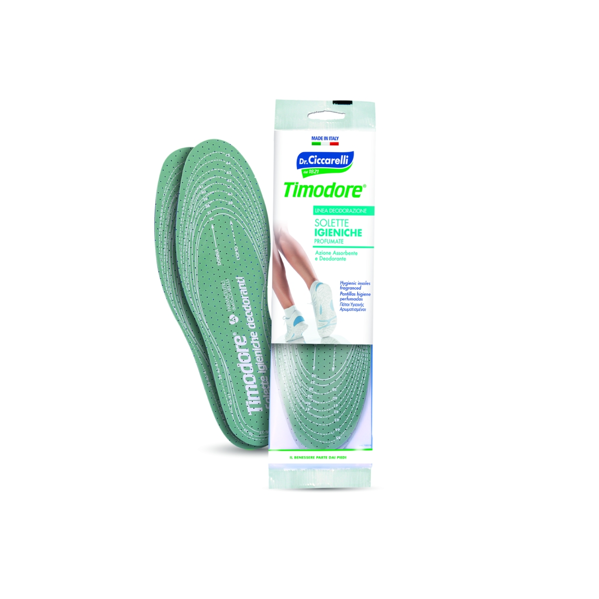 CICCARELLI dezodoruojantys vidpadžiai 3in1 TIMODORE, 1 pora - 