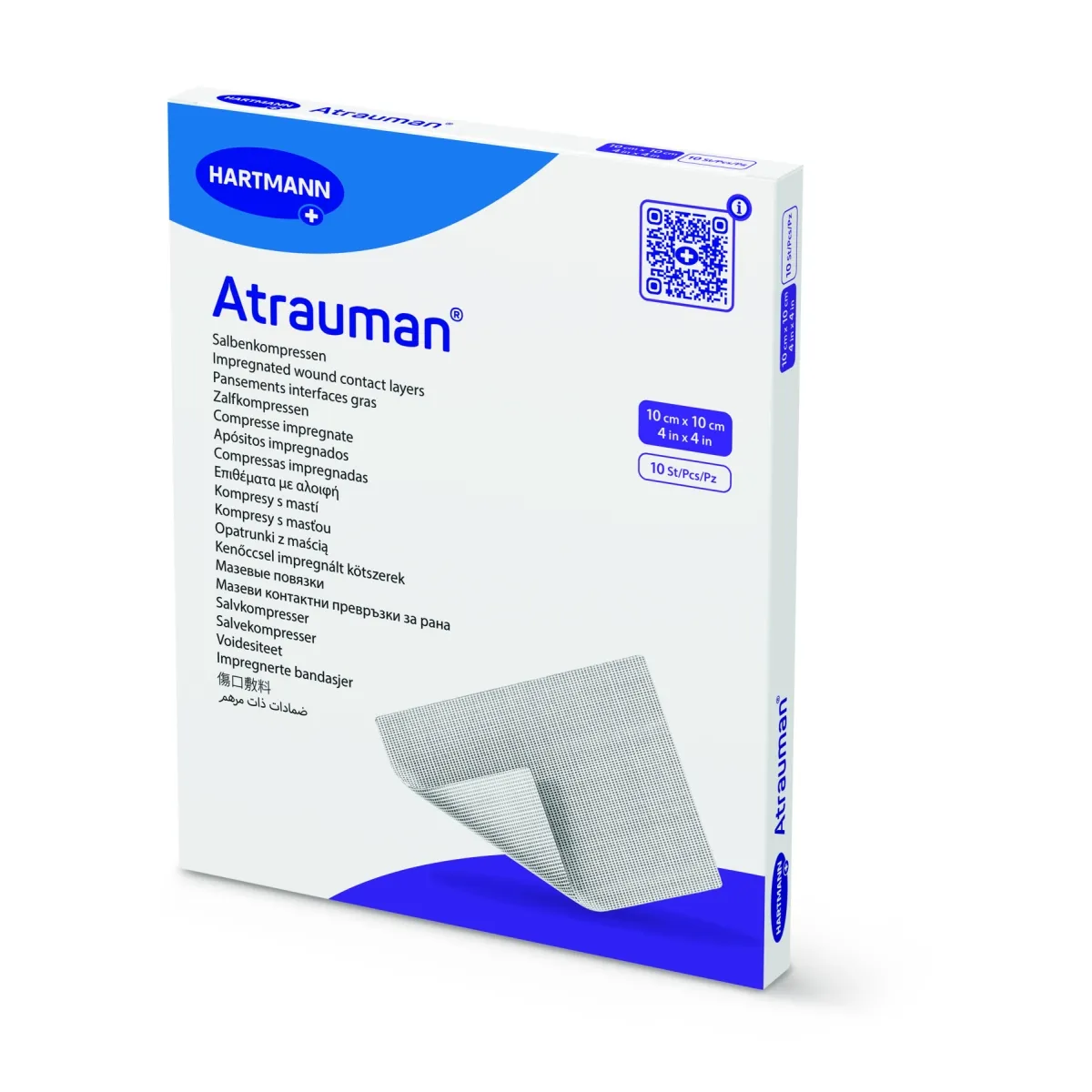 HARTMANN tinklelinis tvarstis ATRAUMAN, 10 x 10cm, N1 - 