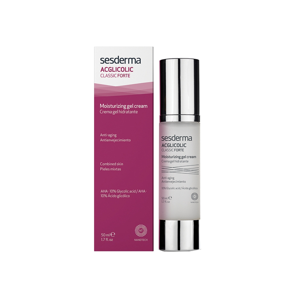 SESDERMA gelinis kremas ACGLICOLIC CLASSIC FORTE, 50ml - 