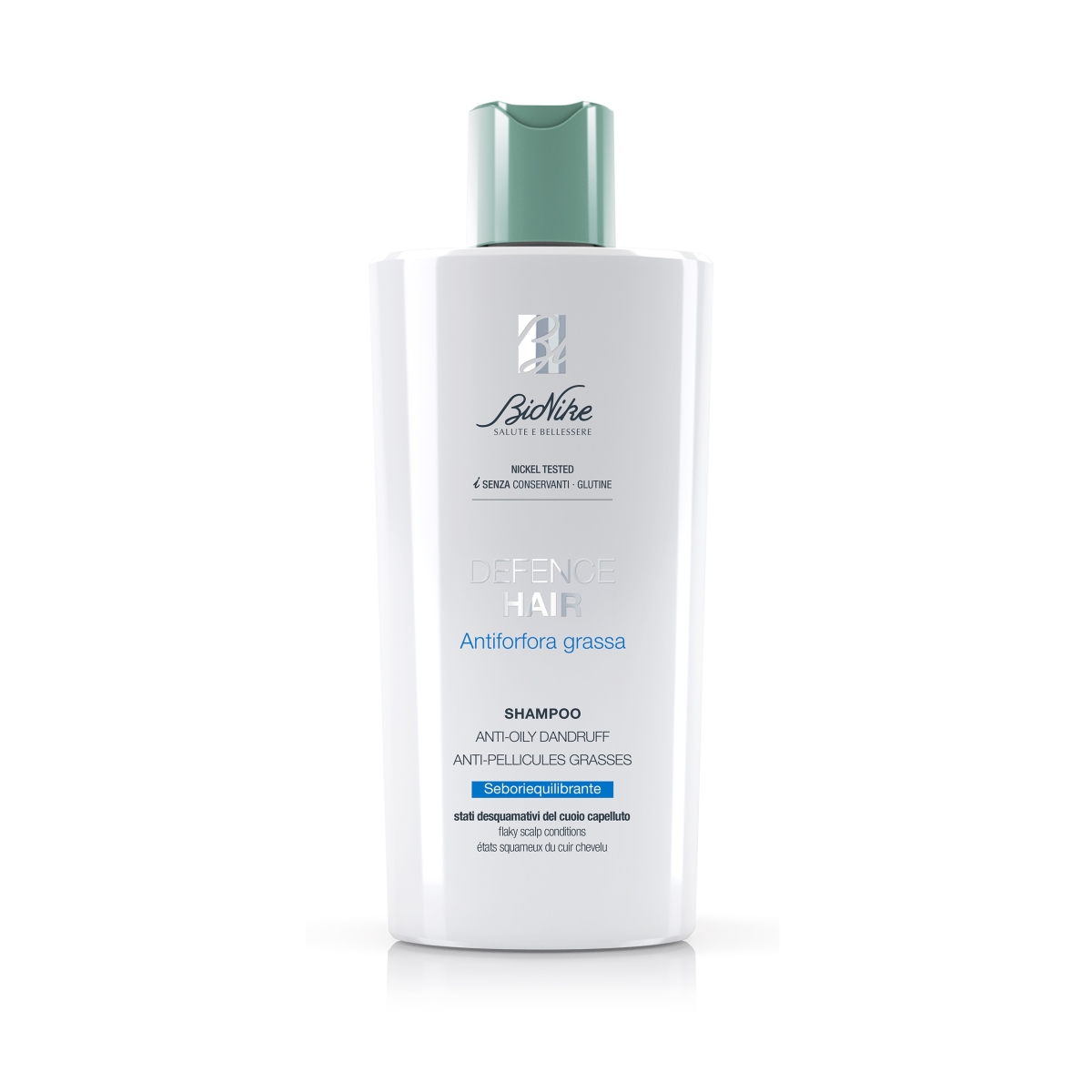 BIONIKE plaukų šampūnas nuo riebių pleiskanų DEFENCEE HAIR, 200ml - 