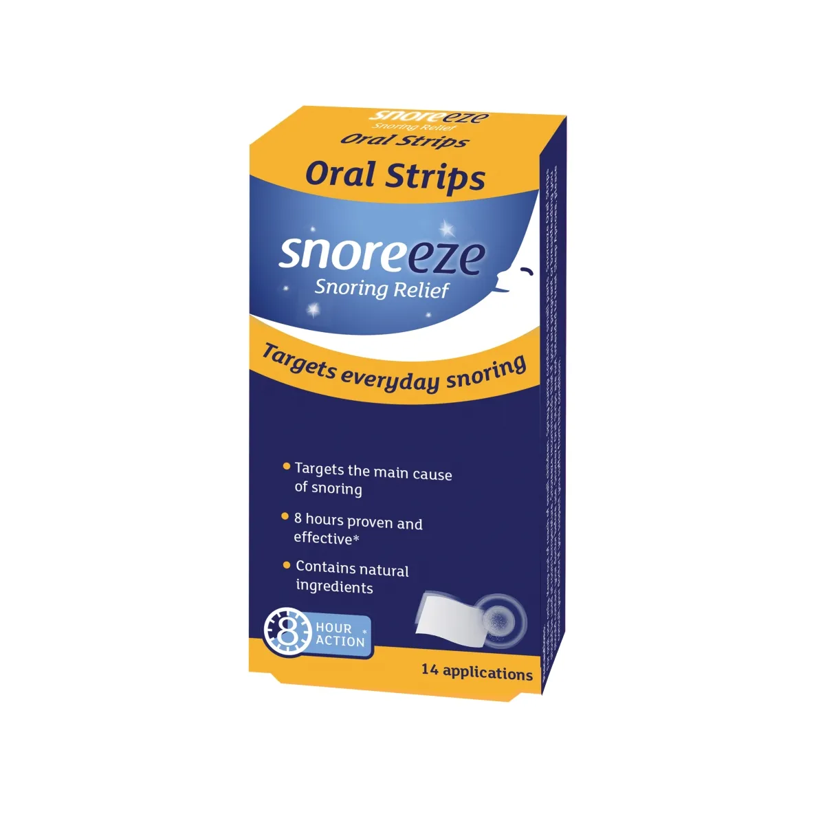 Snoreeze tirpios gomurio juostelės nuo knarkimo N14 - 