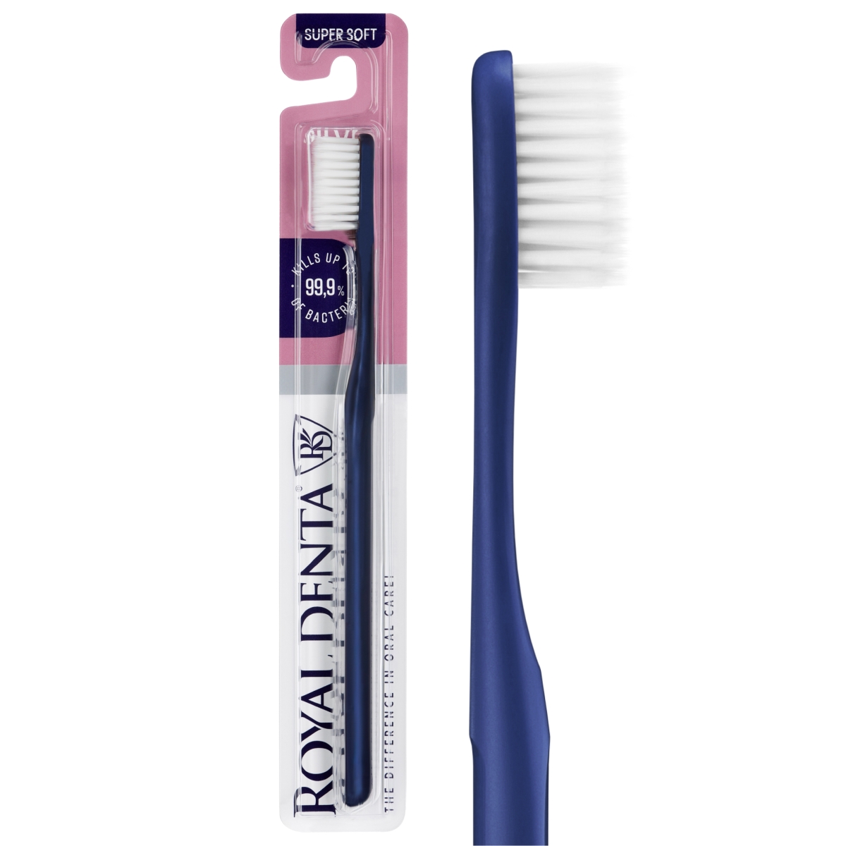 ROYAL DENTA itin minkštas dantų šepetėlis SILVER SUPER SOFT, N1 - 