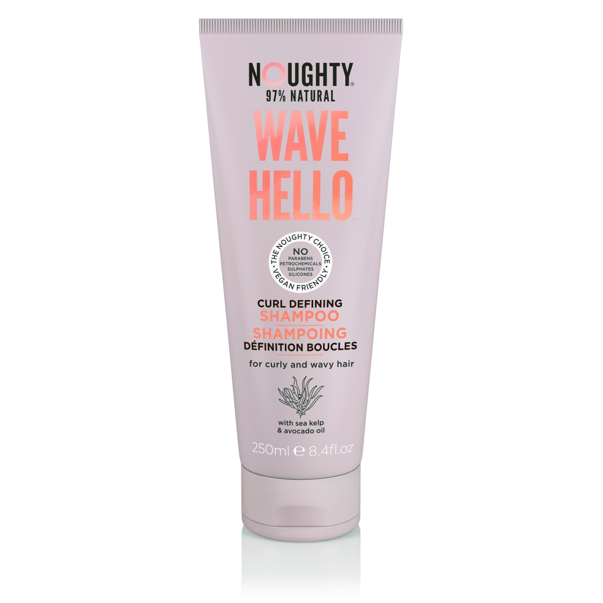 NOUGHTY šampūnas garbanotiems plaukams WAVE HELLO, 250ml - 