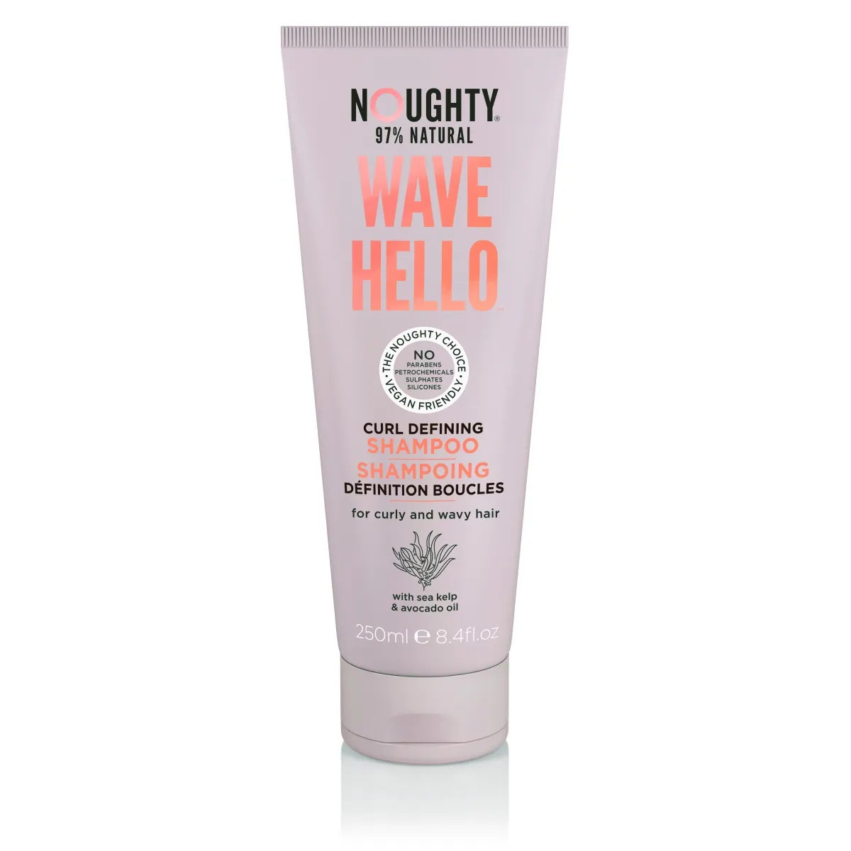 NOUGHTY šampūnas garbanotiems plaukams WAVE HELLO, 250ml - 