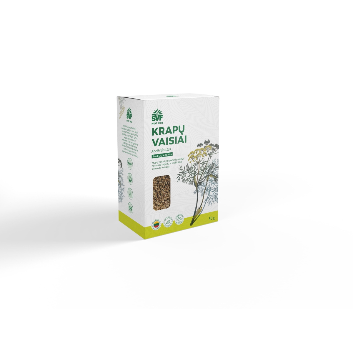 ŠVF žolelių arbata KRAPŲ VAISIAI, 50g - 