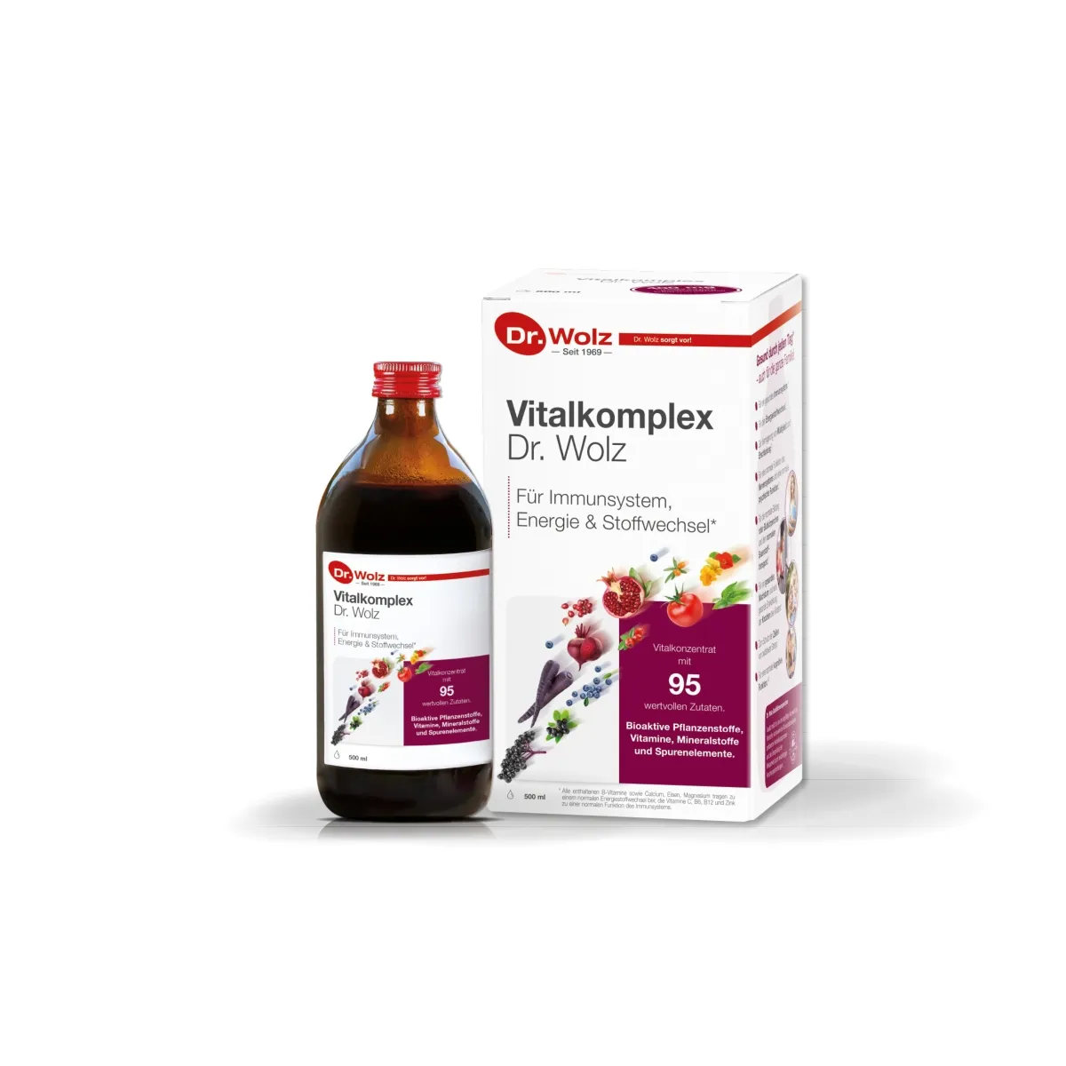 Dr. Wolz Vitalkomplex koncentruotas skystis 500ml - 